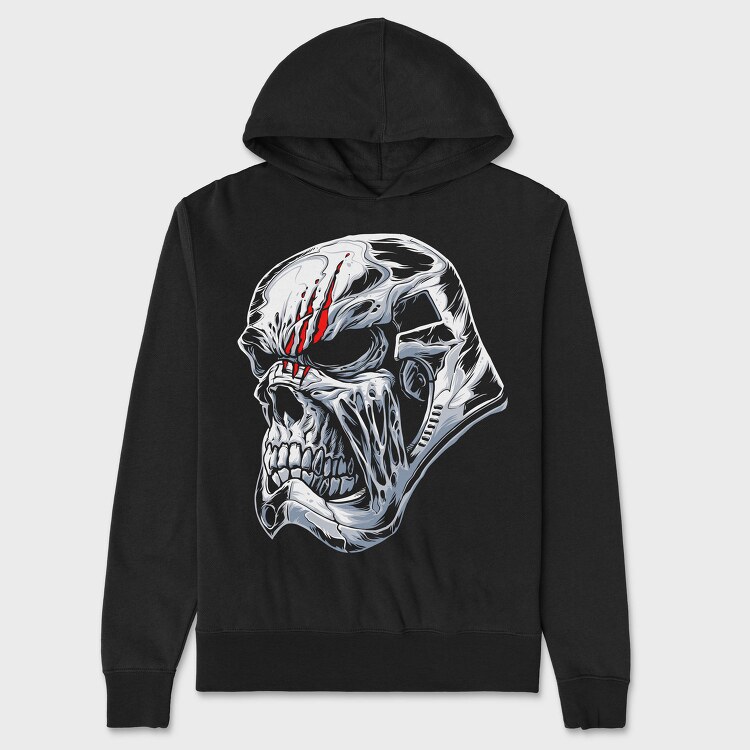 Skull Scream, Hanorac Oversize Barbati (Unisex)