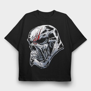 Skull Scream, Tricou Oversize Barbati (Unisex)