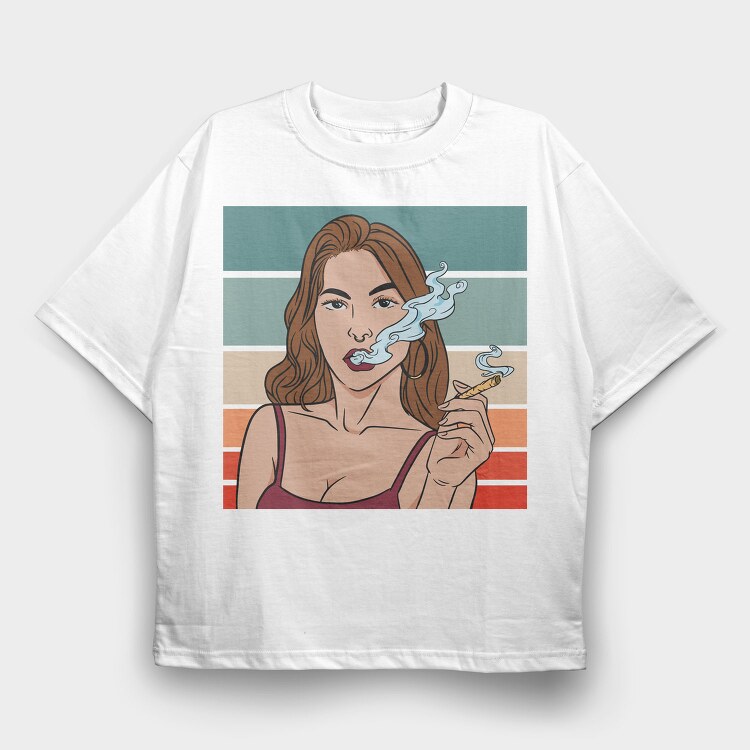 Smoke And Mirrors, Tricou Oversize Barbati (Unisex)