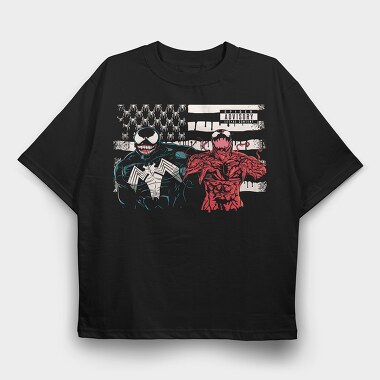 Spider Venom Battle, Tricou Oversize Barbati (Unisex)