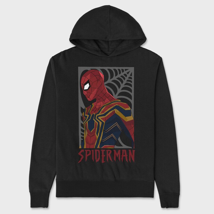Spiderman Iron Spider, Hanorac Oversize Barbati (Unisex)
