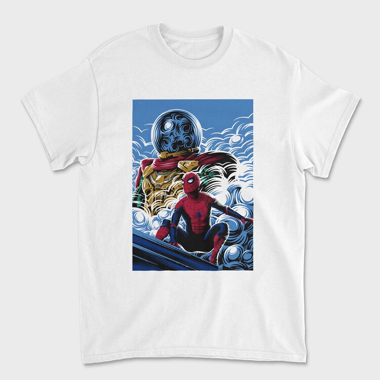 Spiderman Moon Wave, Tricou Barbati (Unisex)