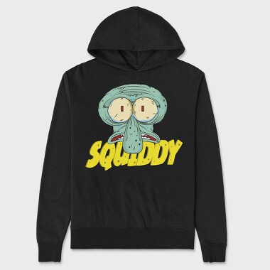 Squidly Eyes, Hanorac Oversize Barbati (Unisex)