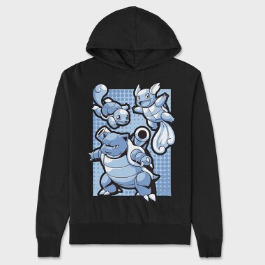 Squirtle Splash, Hanorac Oversize Barbati (Unisex)