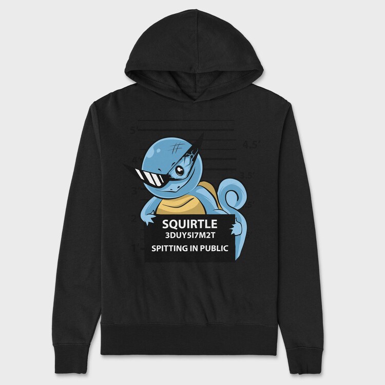 Squirty Mugshot, Hanorac Oversize Barbati (Unisex)