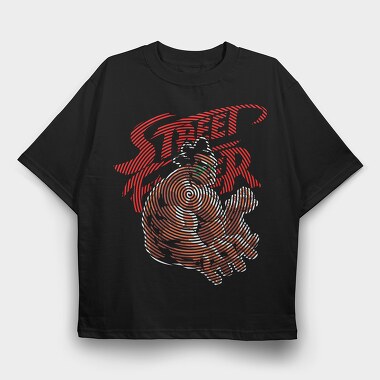 Street Stripes, Tricou Oversize Barbati (Unisex)