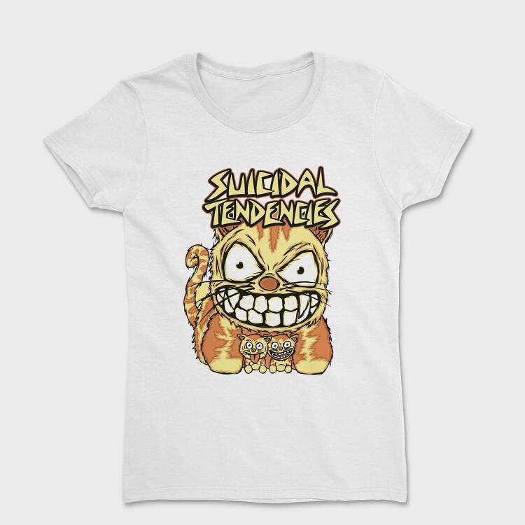 Suicidal Cat Grin, Tricou Femei