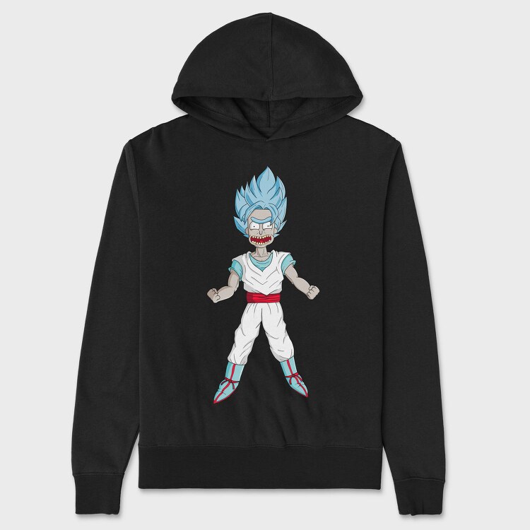 Super Saiyan Rick, Hanorac Oversize Barbati (Unisex)