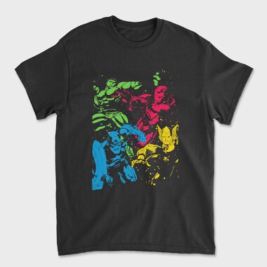 Superheroes Splash, Tricou Barbati (Unisex)