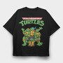 Teenage Mutant Ninja Turtles 3, Tricou Oversize Barbati (Unisex)