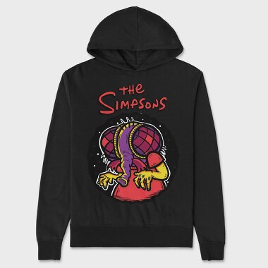 The Simpsons Alien, Hanorac Oversize Barbati (Unisex)
