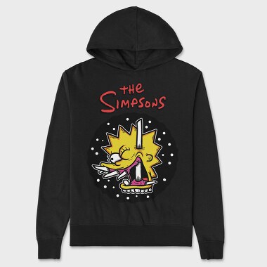 The Simpsons Lisa, Hanorac Oversize Barbati (Unisex)