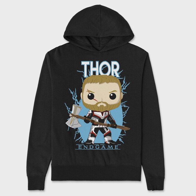 Thor Endgame Pop, Hanorac Oversize Barbati (Unisex)