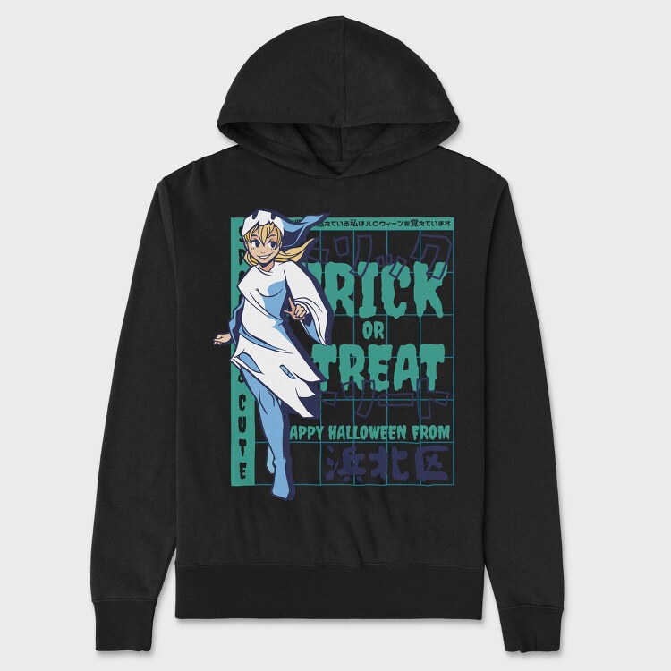 Trick Or Treat Halloween, Hanorac Oversize Barbati (Unisex)