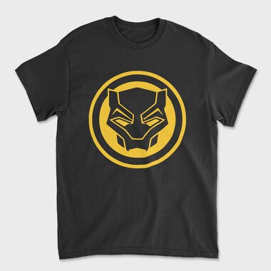 Yellow Panther Mask, Tricou Barbati (Unisex)