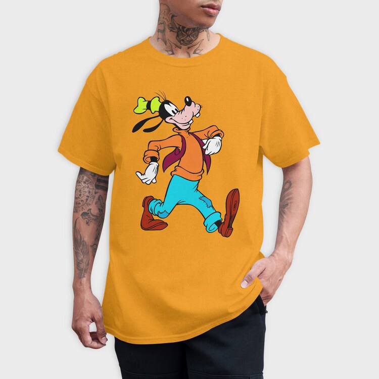 Cartoon Retro Goofy 5, Tricou Barbati (Unisex)