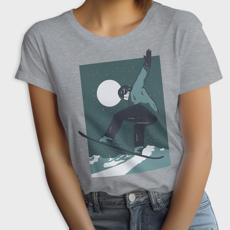 Snowboarder, Tricou Femei