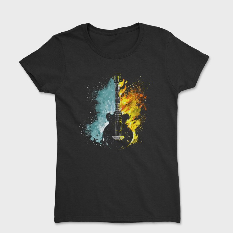 Guitar Firewater, Tricou Femei
