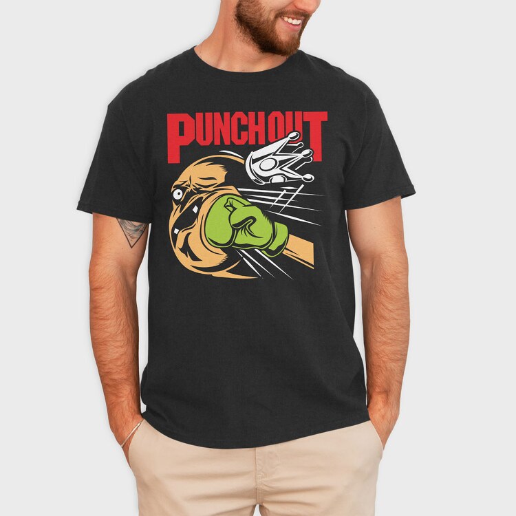 Punchout, Tricou Barbati (Unisex)