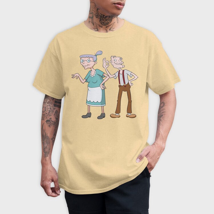Cartoon Retro Hey Arnold 3, Tricou Barbati (Unisex)