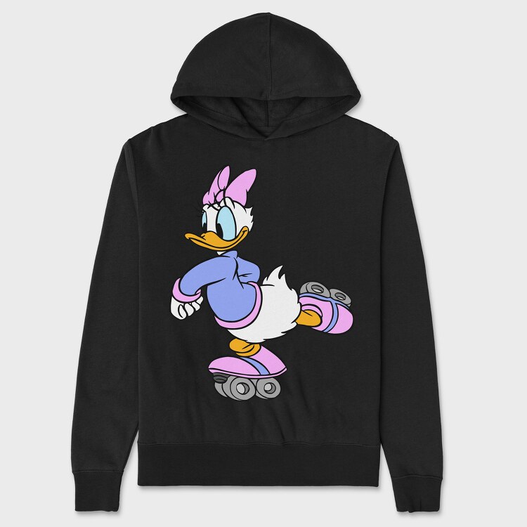 Hanorac Barbati (Unisex), Cartoon Retro Daisy Duck 3