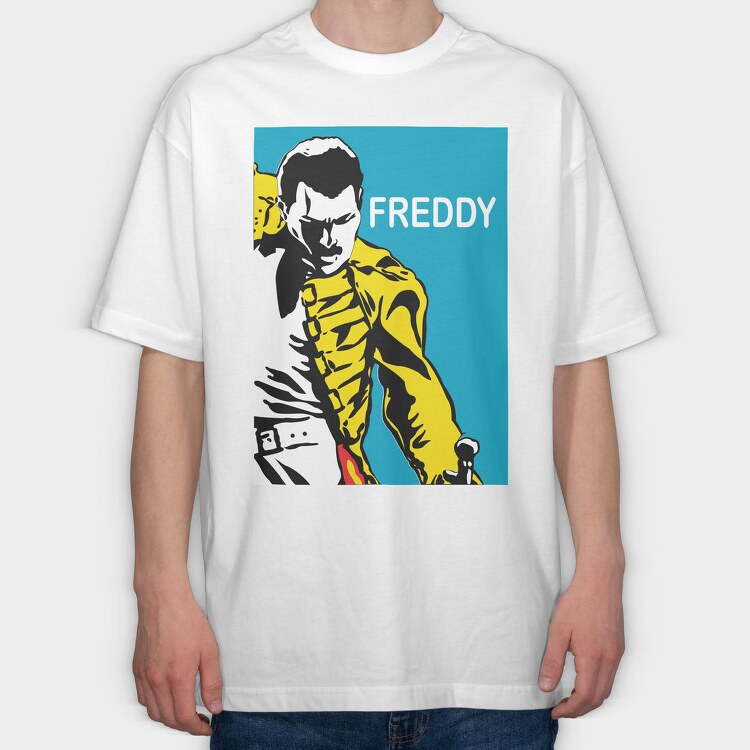 Freddys Yell, Tricou Oversize Barbati (Unisex)