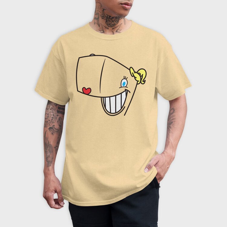 SpongeBob Faces 7, Tricou Barbati (Unisex)