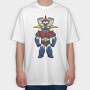 Robotic Warrior, Tricou Oversize Barbati (Unisex)