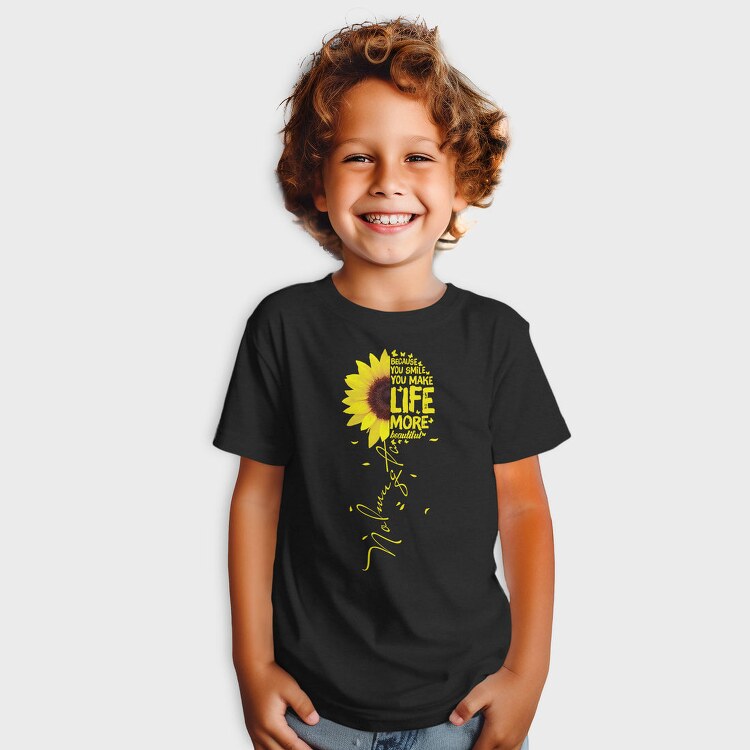 Sunflower Smile Life, Tricou Copii