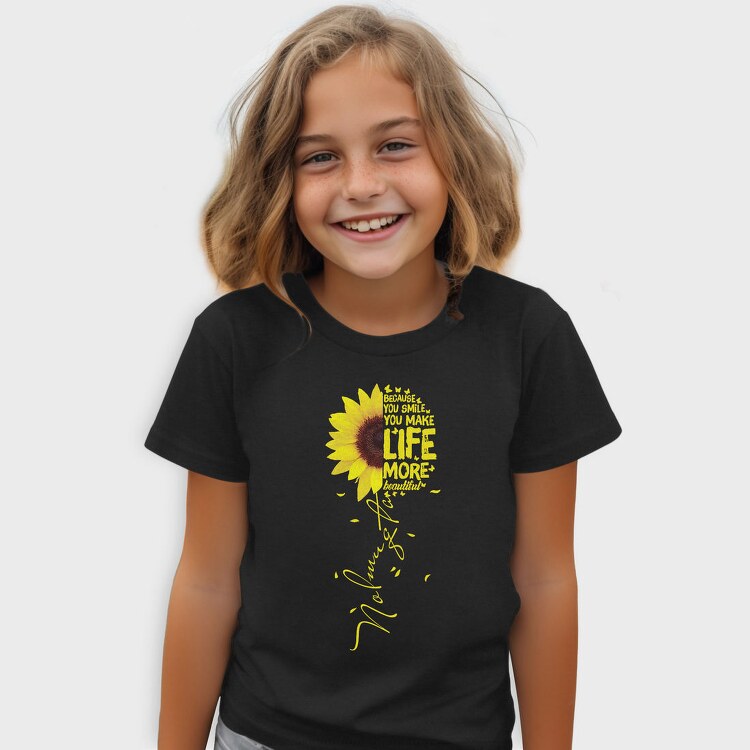 Sunflower Smile Life, Tricou Copii