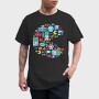 Retro Gaming Pac Man, Tricou Barbati (Unisex)