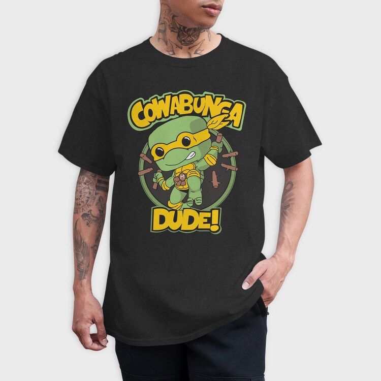 Cowabunga Dude, Tricou Barbati (Unisex)