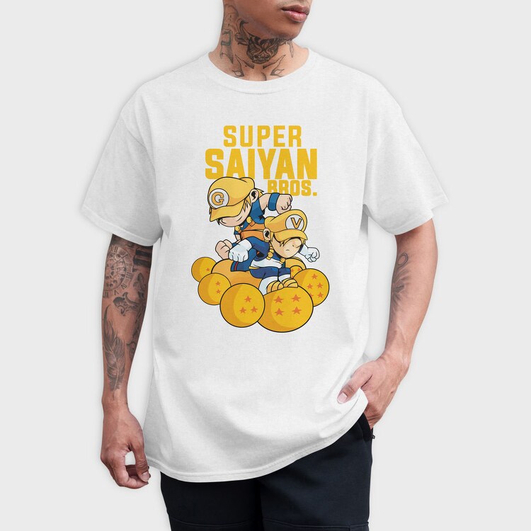 Super Saiyan Bros, Tricou Barbati (Unisex)