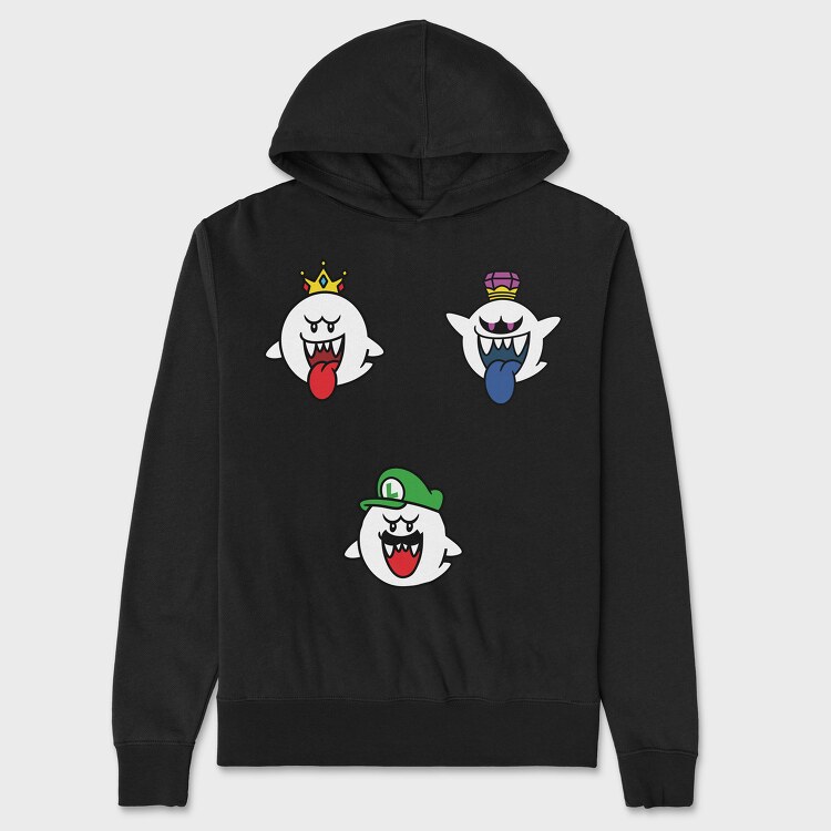 King Boo Boo Spin Boo Luigi, Hanorac Oversize Barbati (Unisex)