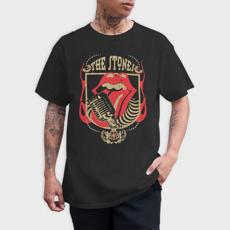Rolling Stones Lips, Tricou Barbati (Unisex)