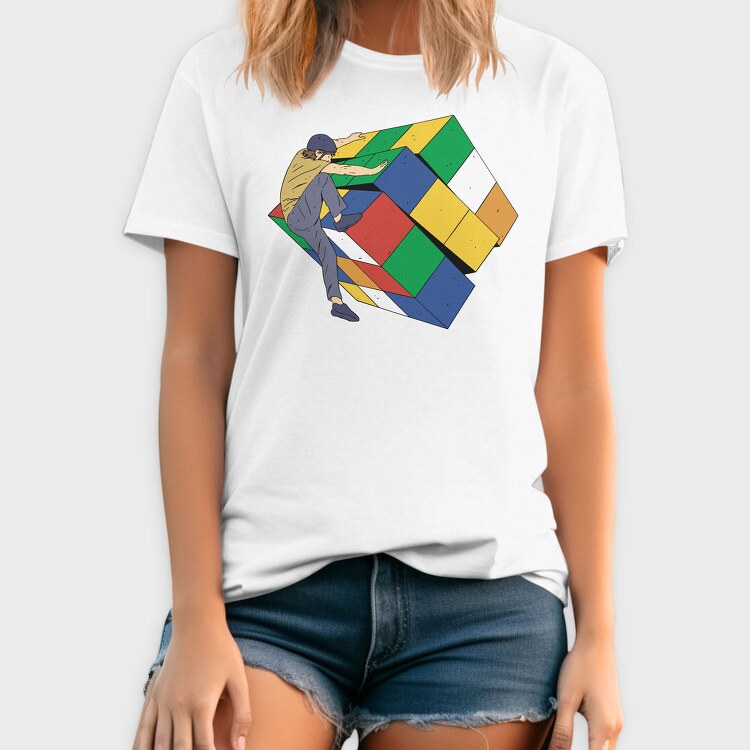 Cube Climber, Tricou Barbati (Unisex)