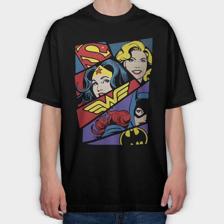 Superwoman Power, Tricou Oversize Barbati (Unisex)