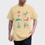 Animals Doing Yoga, Tricou Barbati (Unisex)