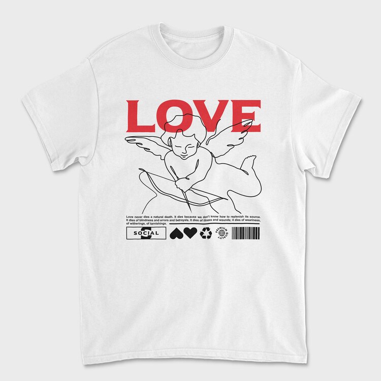 Love 1, Tricou Barbati (Unisex)