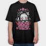 Sakura Cherry Blossom, Tricou Oversize Barbati (Unisex)