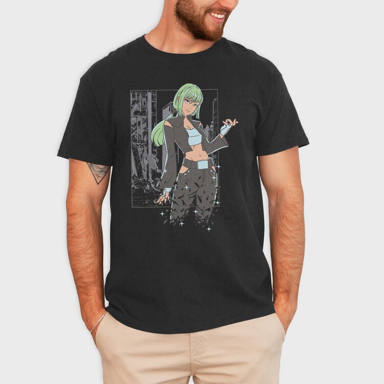 Cyberpunk Rebel, Tricou Barbati (Unisex)
