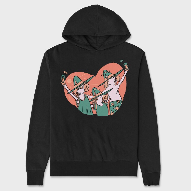 Ponie Cocktails, Hanorac Oversize Barbati (Unisex)