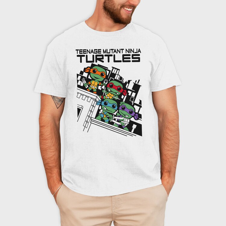 Teenage Mutant Ninja Turtles 2, Tricou Barbati (Unisex)