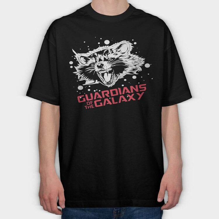 Guardians Of The Galaxy 1, Tricou Oversize Barbati (Unisex)