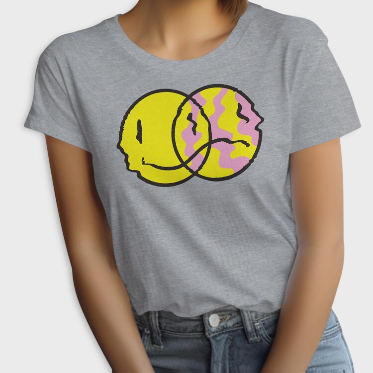 Happy Sad Emoji, Tricou Femei