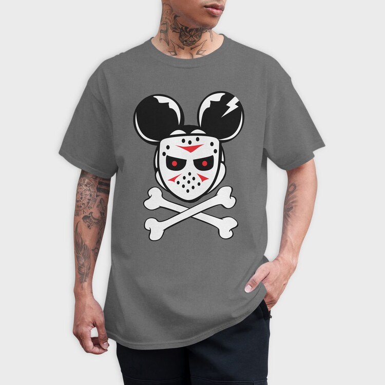 Deadmau5 Skull, Tricou Barbati (Unisex)
