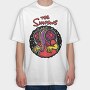 The Simpsons Alien, Tricou Oversize Barbati (Unisex)