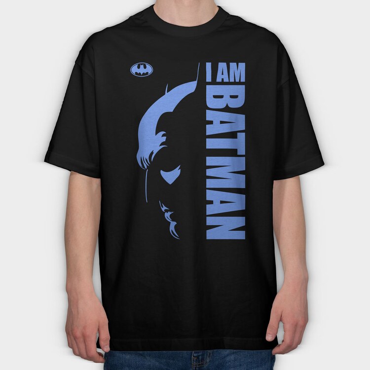 Batman Silhouette, Tricou Oversize Barbati (Unisex)