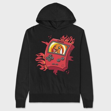 Gameboy Pokemon 9, Hanorac Oversize Barbati (Unisex)