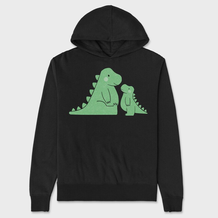 Cute Dinosaur, Hanorac Oversize Barbati (Unisex)